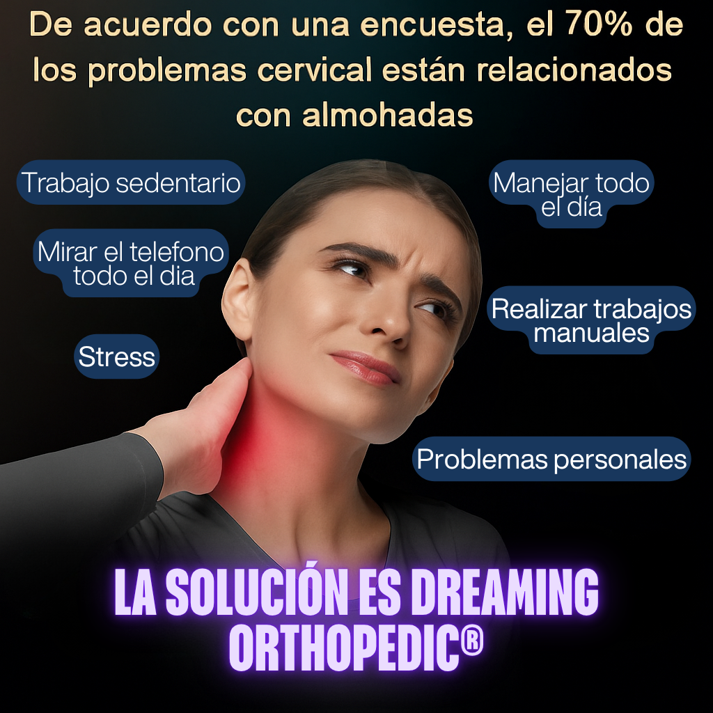 ALMOHADA CERVICAL DREAMING ORTOPEDIC®