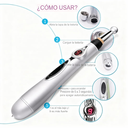 Lápiz masajeador de acupuntura