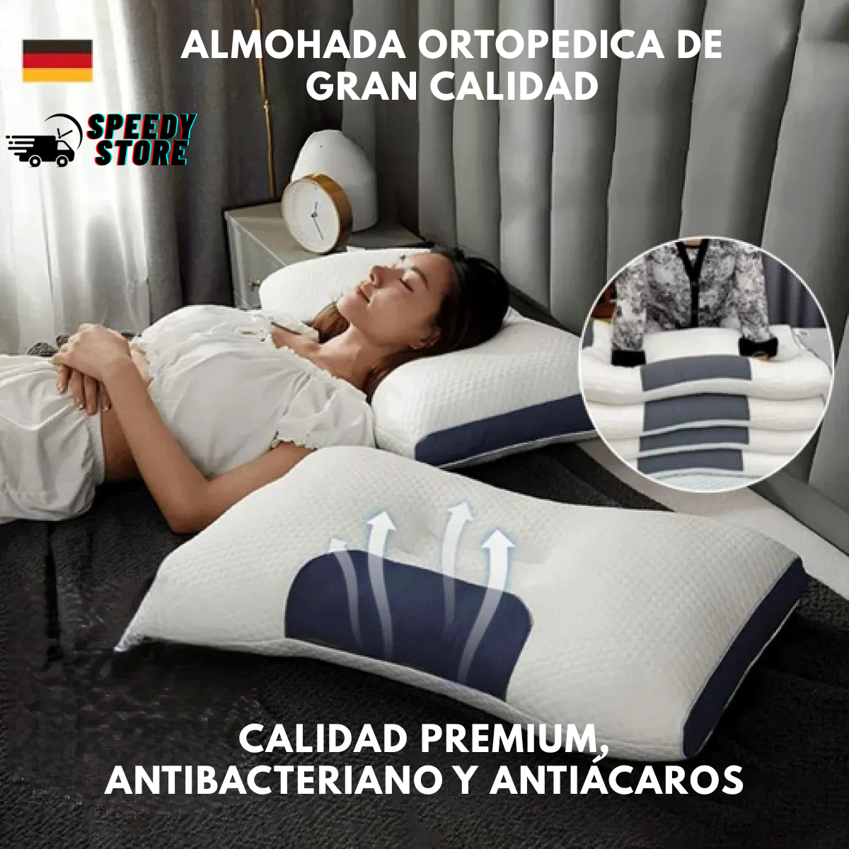 ALMOHADA CERVICAL DREAMING ORTOPEDIC®