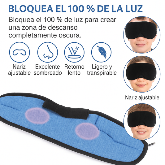 ANTIFAZ CON AUDÍFONOS PARA DORMIR DREAMING®